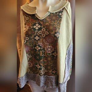 Pol Patterned Multicolor Sweater